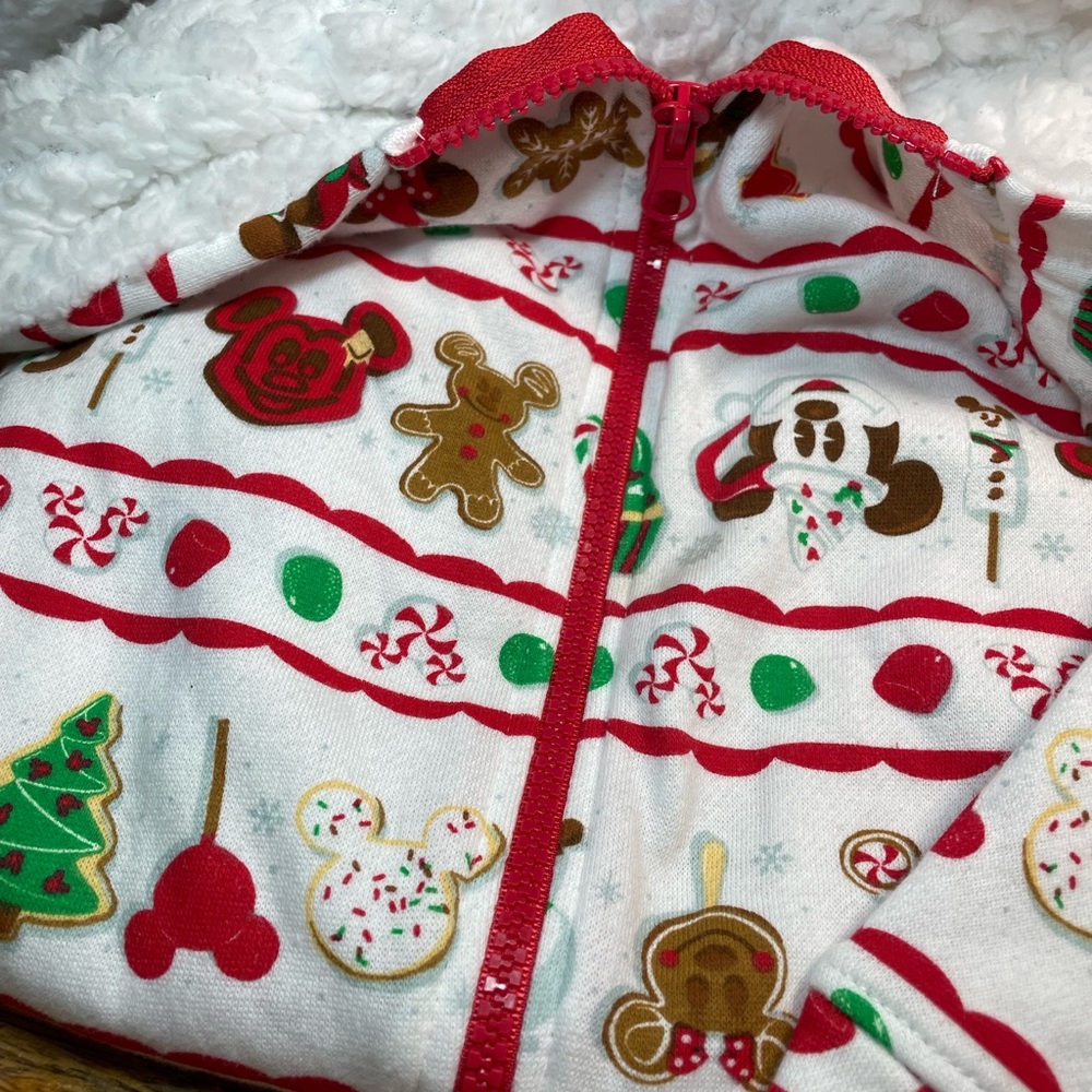 Disney Parks Holiday Mickey Snacks Women’s Onesie - Picture 6 of 8